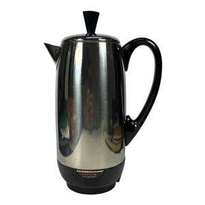 Vintage Farberware Superfast 142NT Electric Coffee Pot Percolator 12 Cup Works